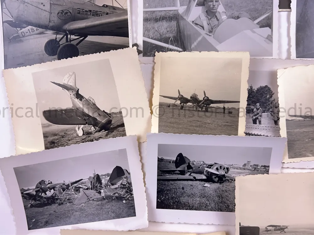 GERMAN LUFTWAFFE PHOTO GROUPING OF AIRPLANES