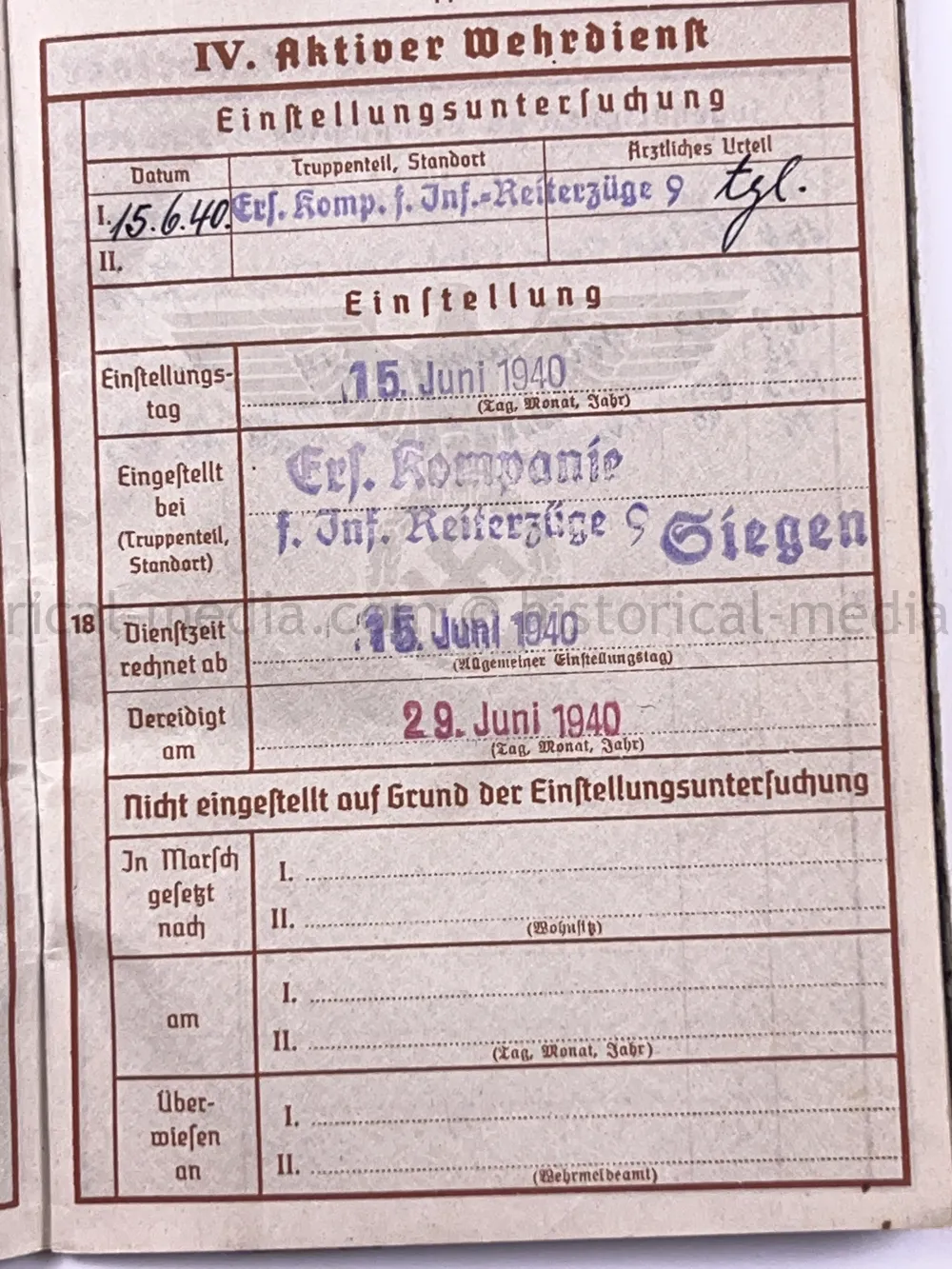 GERMAN HEER PHOTO, WEHRPASS, ID TAG & AWARD DOCUMENT GROUPING -  6. GEBIRGS DIVISION - NORWAY, FINLAND