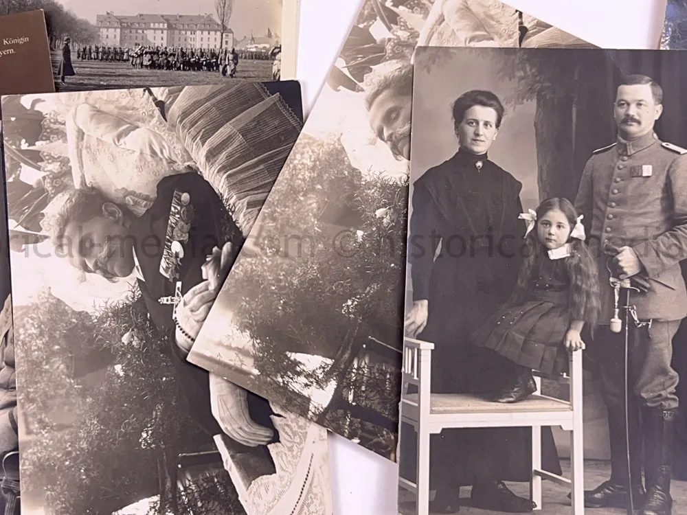 GERMAN IMPERIAL WWI PHOTO GROUPING - TRENCHES, PORTRAITS
