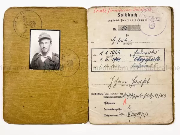 HEER SOLDBUCH - PANZER JÄGER ABTEILUNG 100 - 100 JÁGER DIVISION - STALINGRAD