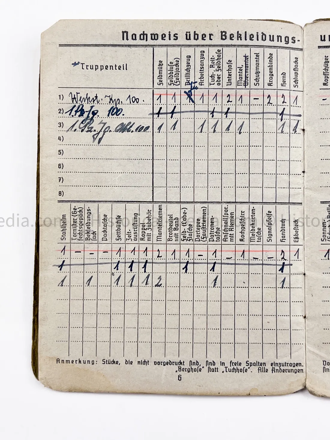 HEER SOLDBUCH - PANZER JÄGER ABTEILUNG 100 - 100 JÁGER DIVISION - STALINGRAD