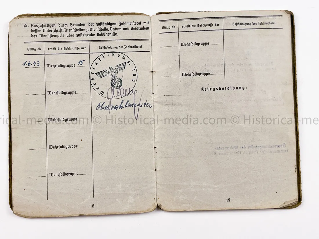 HEER SOLDBUCH - PANZER JÄGER ABTEILUNG 100 - 100 JÁGER DIVISION - STALINGRAD
