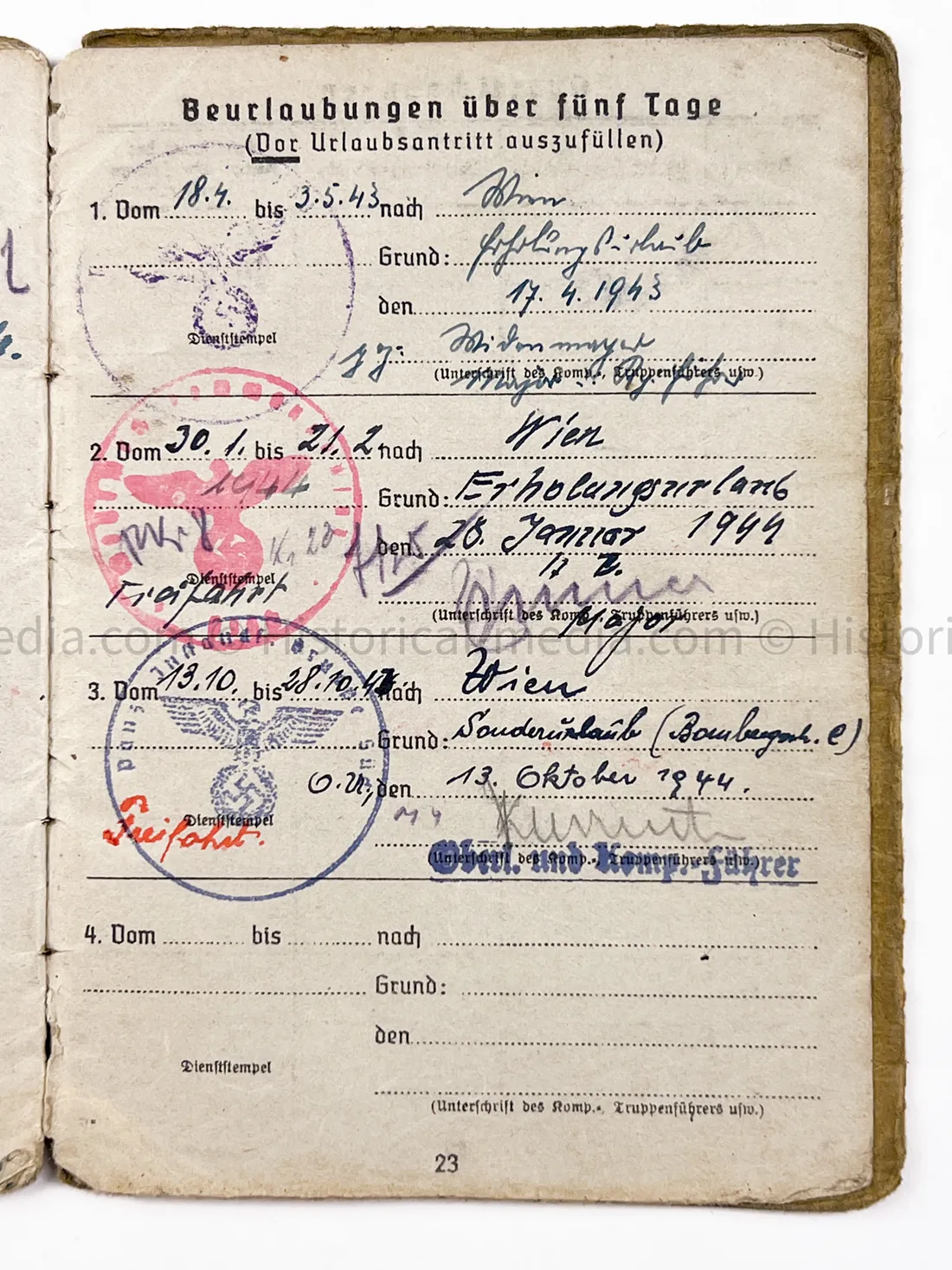 HEER SOLDBUCH - PANZER JÄGER ABTEILUNG 100 - 100 JÁGER DIVISION - STALINGRAD
