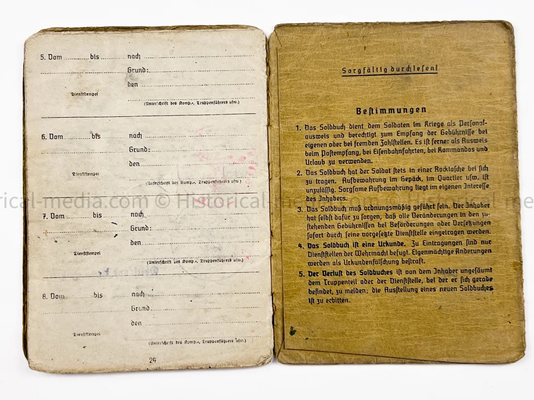 HEER SOLDBUCH - PANZER JÄGER ABTEILUNG 100 - 100 JÁGER DIVISION - STALINGRAD