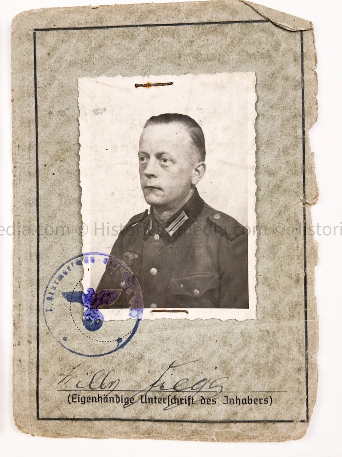 HEER SOLDBUCH - FELDJÄGER REGIMENT (MOT) 2 - MILITARY POLICE - RARE!