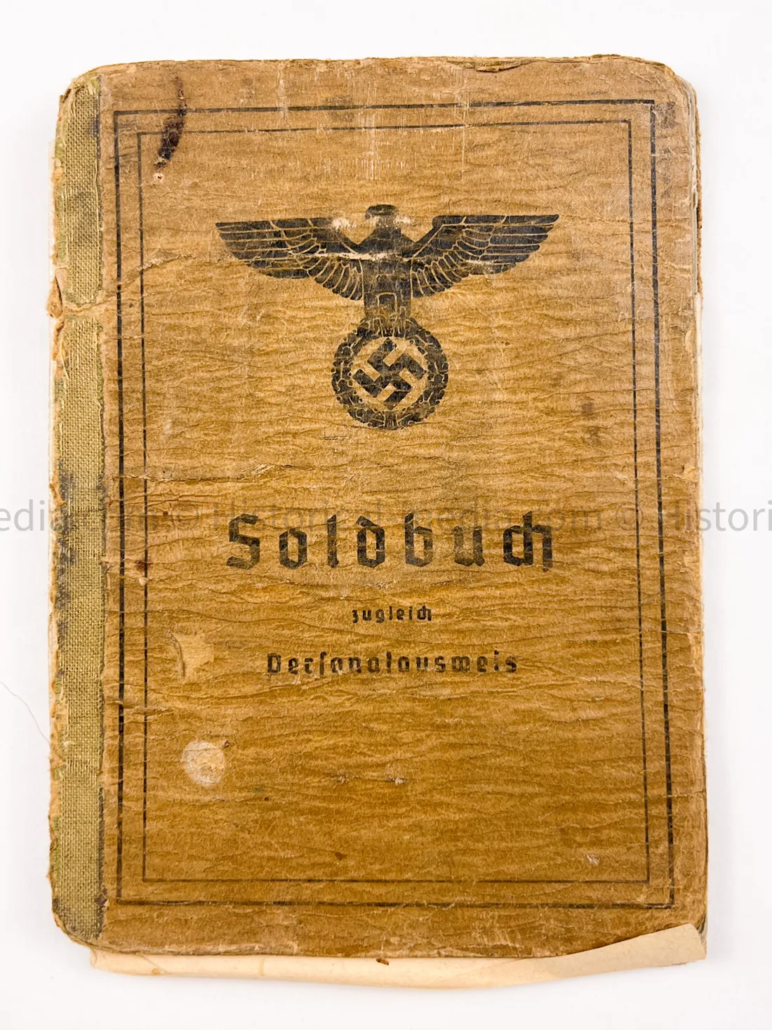 HEER SOLDBUCH - FELDJÄGER REGIMENT (MOT) 2 - MILITARY POLICE - RARE!