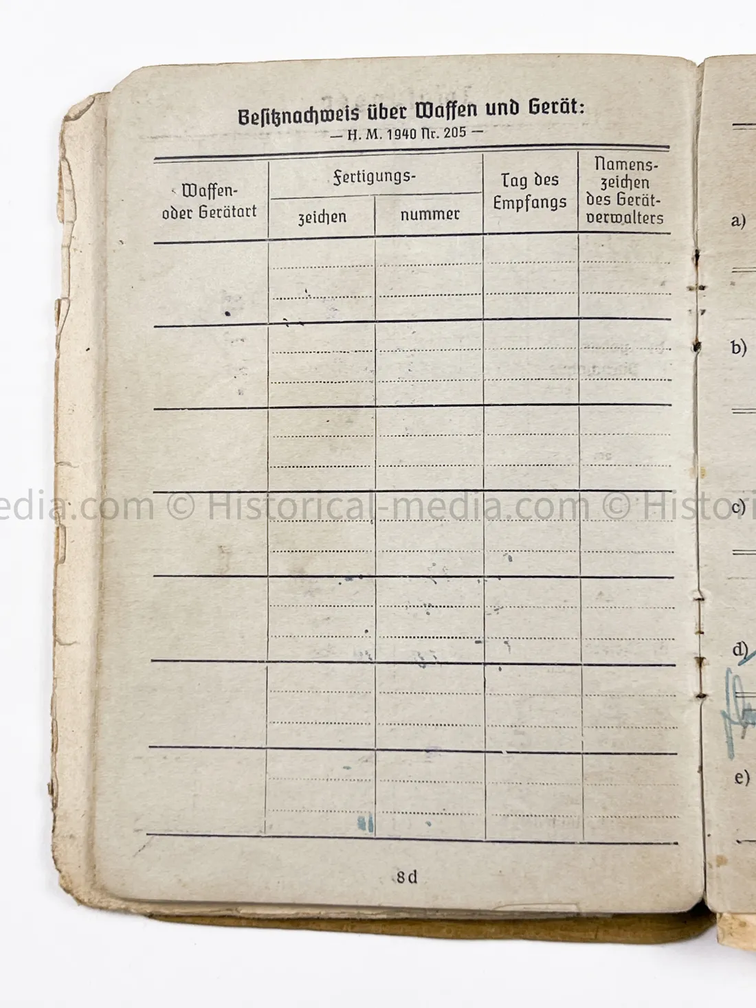 HEER SOLDBUCH - STURMGESCHÜTZ ABTEILUNG 239 - G43 RIFLE ENTRY