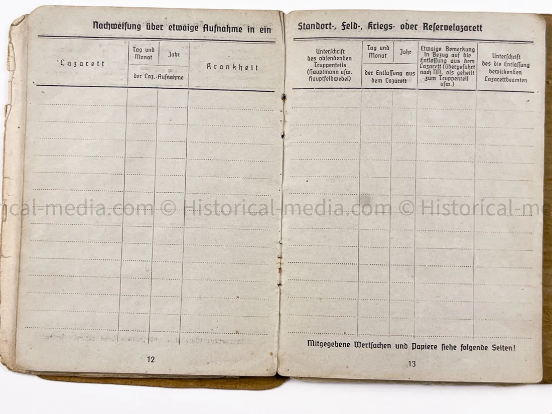 HEER SOLDBUCH - STURMGESCHÜTZ ABTEILUNG 239 - G43 RIFLE ENTRY