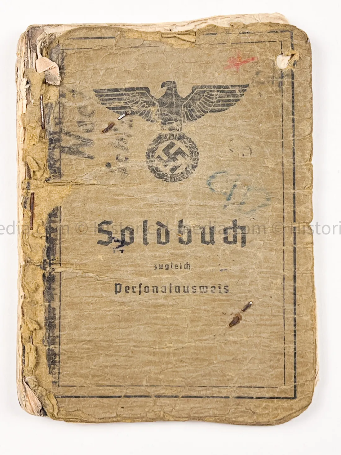HEER SOLDBUCH - FELDJÄGER REGIMENT (MOT) 2 - MILITARY POLICE - RARE!
