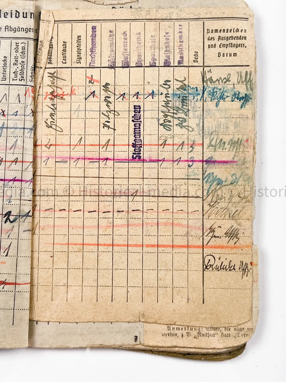 HEER SOLDBUCH - FELDJÄGER REGIMENT (MOT.) 2 - MILITARY POLICE - RARE!