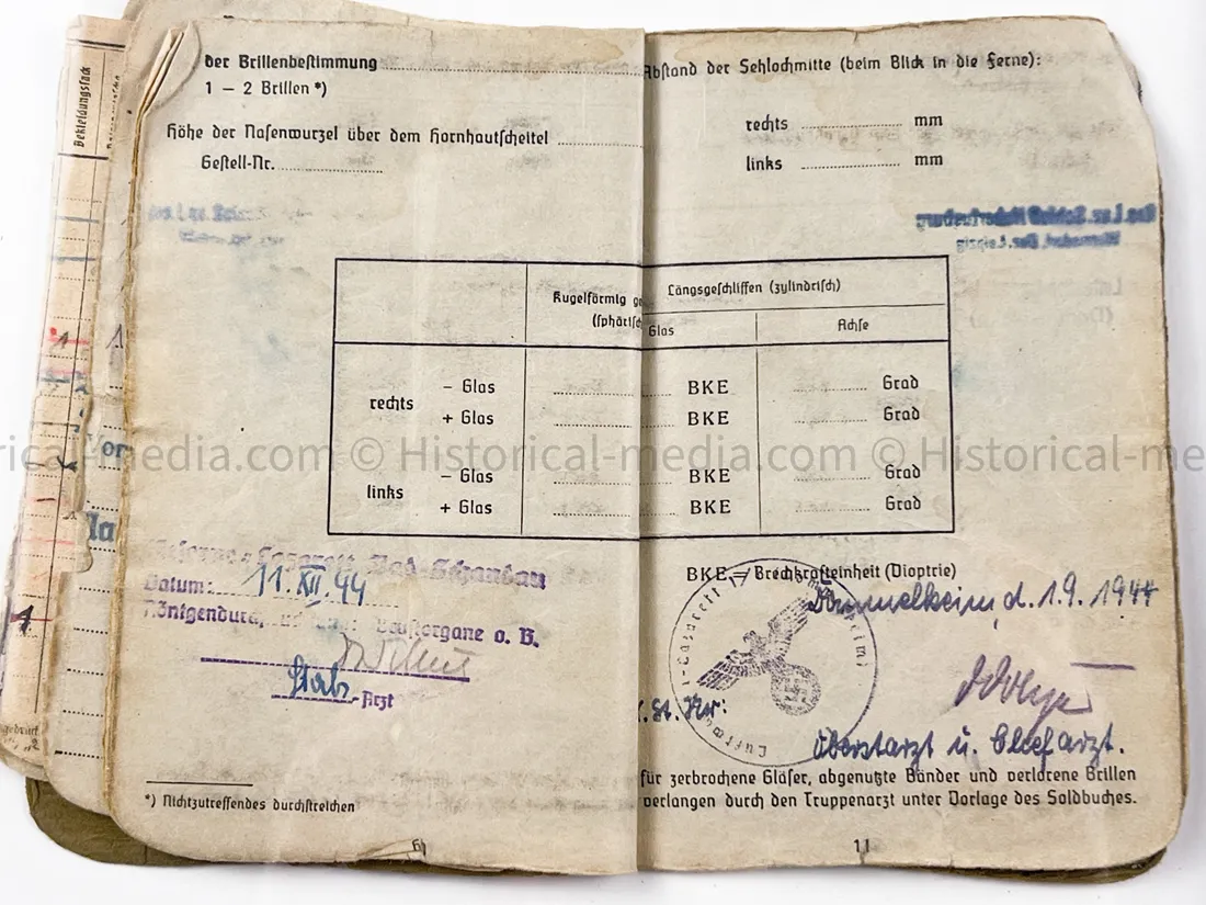 HEER SOLDBUCH - FELDJÄGER REGIMENT (MOT.) 2 - MILITARY POLICE - RARE!