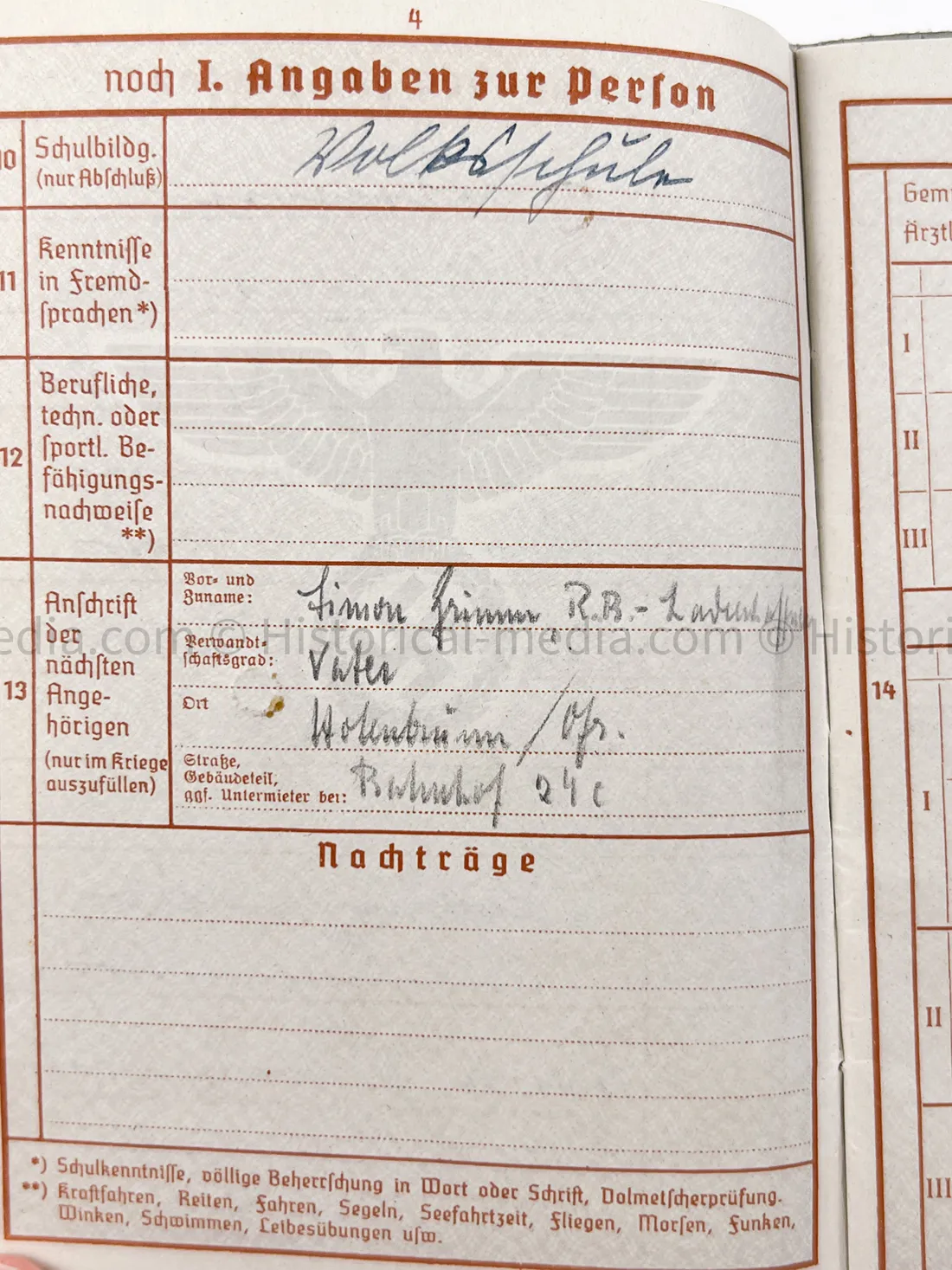 HEER WEHRPASS - STURMGESCHÜTZ BATTERIE 659 & 287 - KIA RUSSIA