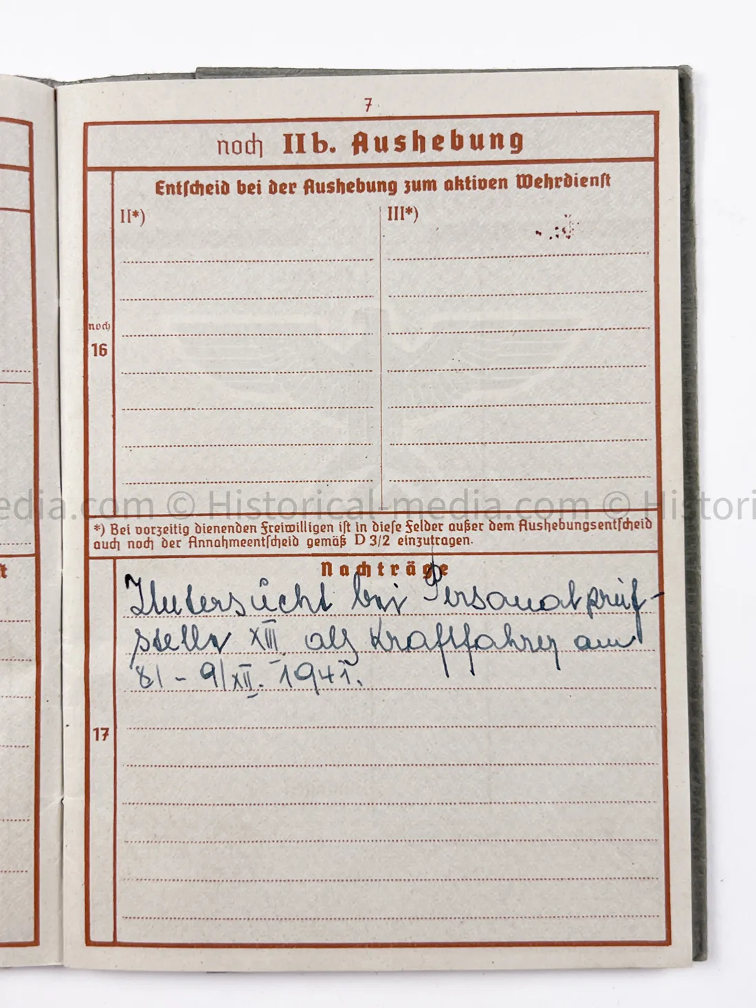 HEER WEHRPASS - STURMGESCHÜTZ BATTERIE 659 & 287 - KIA RUSSIA