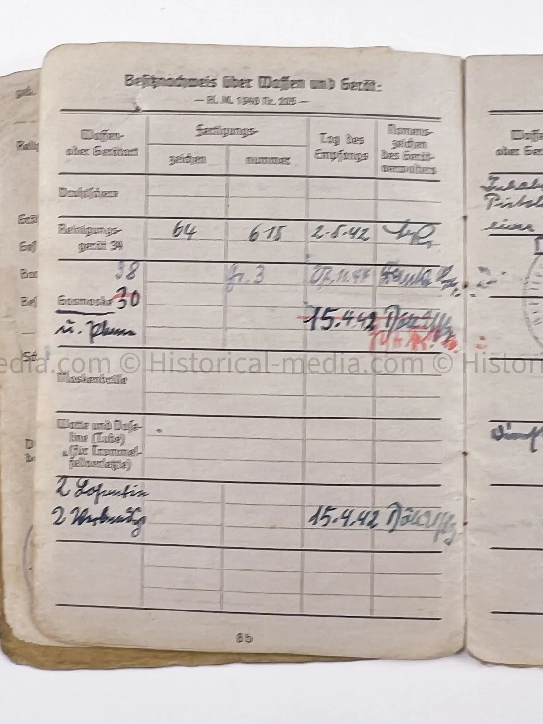 HEER OFFICER SOLDBUCH & AWARD DOCUMENT GROUPING - STURMGESCHÜTZ BATTERIE 667 - GOLD WOUND BADGE