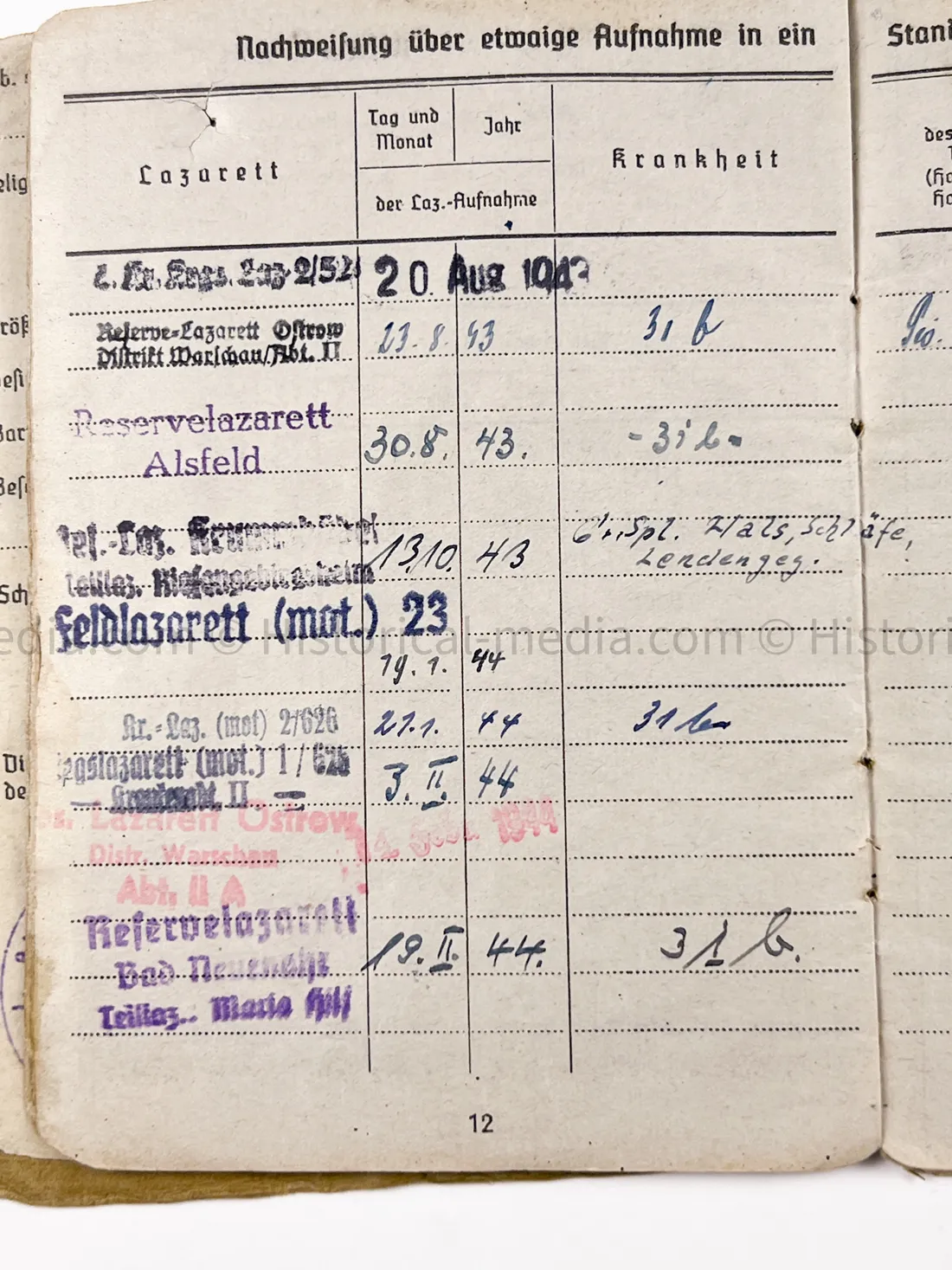 HEER OFFICER SOLDBUCH & AWARD DOCUMENT GROUPING - STURMGESCHÜTZ BATTERIE 667 - GOLD WOUND BADGE
