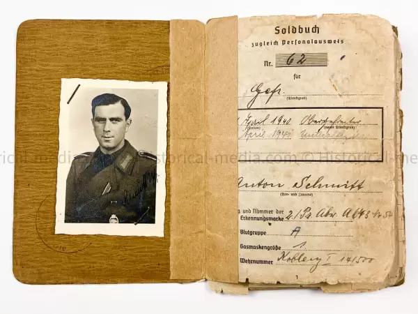 HEER SOLDBUCH - STURMGESCHÜTZ - ARMEE-PANZERJÄGER-ABTEILUNG 744 - JAGDPANZER 38 - HETZER