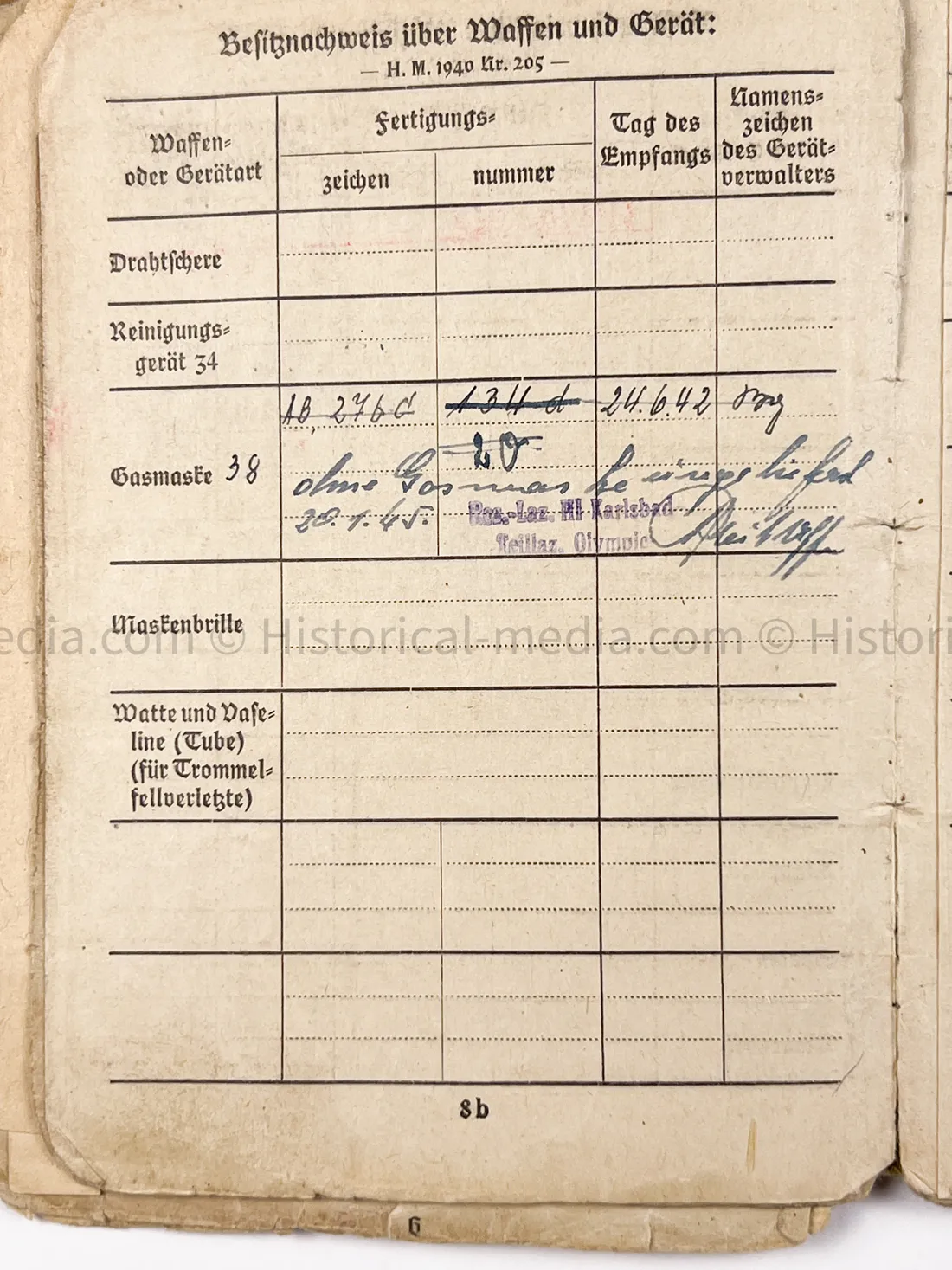 HEER SOLDBUCH - STURMGESCHÜTZ - ARMEE-PANZERJÄGER-ABTEILUNG 744 - JAGDPANZER 38 - HETZER