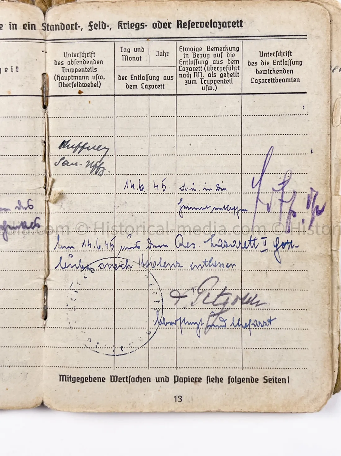 HEER SOLDBUCH - STURMGESCHÜTZ - ARMEE-PANZERJÄGER-ABTEILUNG 744 - JAGDPANZER 38 - HETZER