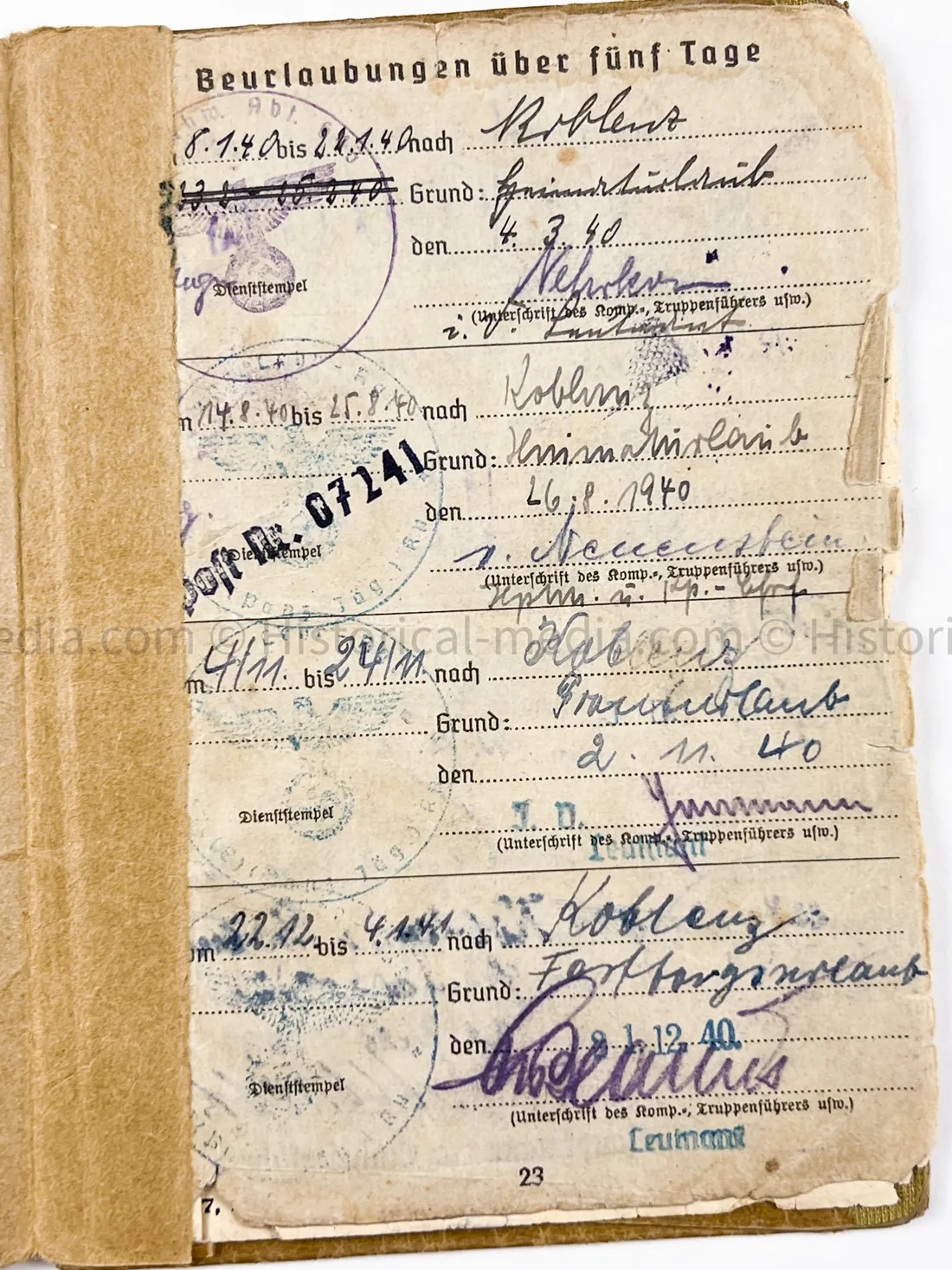 HEER SOLDBUCH - STURMGESCHÜTZ - ARMEE-PANZERJÄGER-ABTEILUNG 744 - JAGDPANZER 38 - HETZER