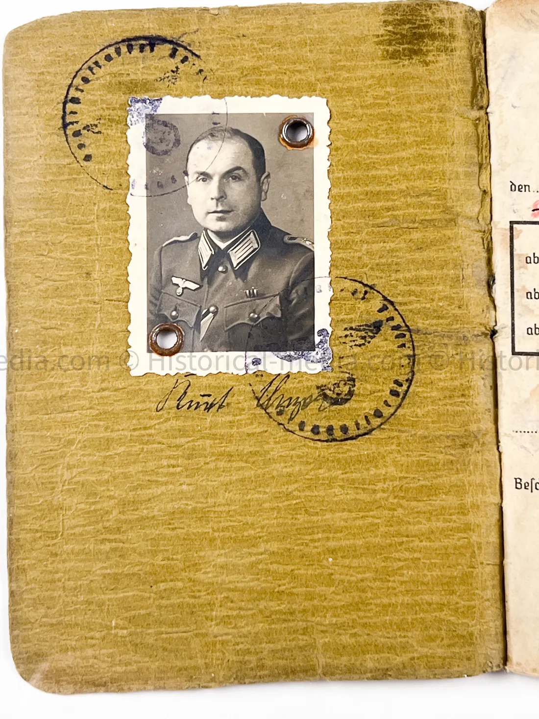 HEER SOLDBUCH - STABSZAHLMEISTER - ORTSKOMMANDANTUR I(V) 891