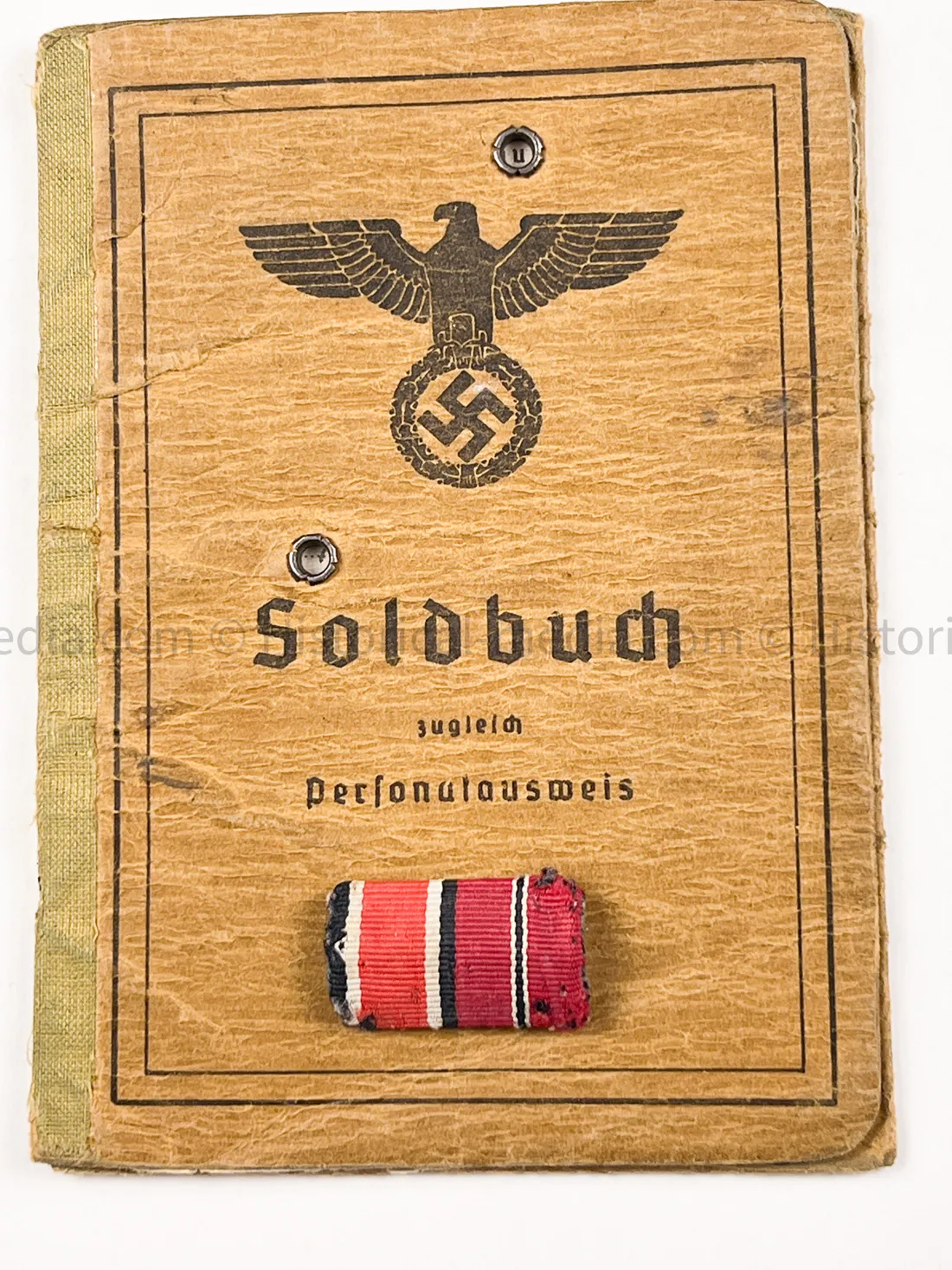 HEER SOLDBUCH - 4. LEICHTEN DIVISION - 9. PANZER DIVISION - POLAND CAMPAIGN EK2 AWARD