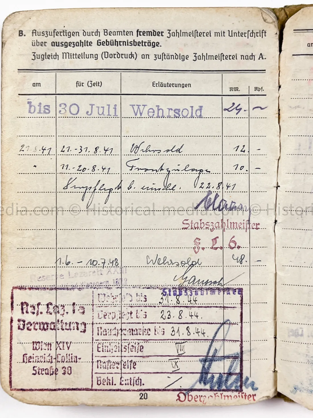 HEER SOLDBUCH - 4. LEICHTEN DIVISION - 9. PANZER DIVISION - POLAND CAMPAIGN EK2 AWARD