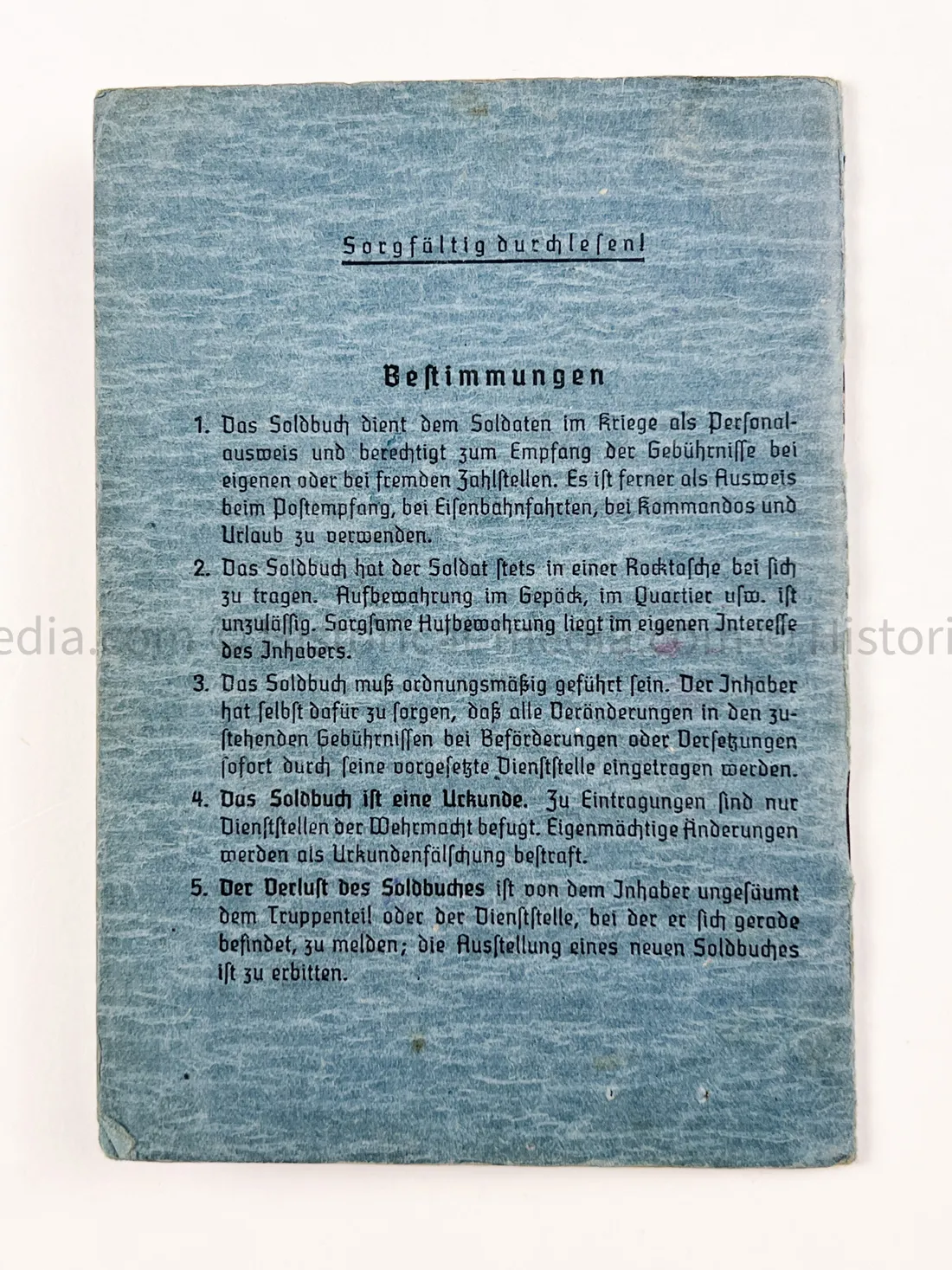LUFTWAFFE OFFICER SOLDBUCH - FLAK ABTEILUNG Z.B.V. DANZIG - DANZIG KREUZ!