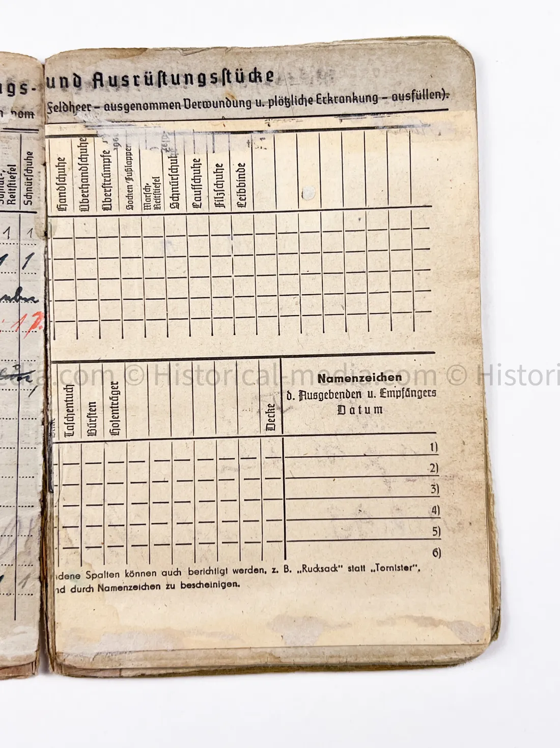 HEER SOLDBUCH - DEUTSCHE WERKSTATT ABTEILUNG - STUG TUNIC - POW BELLARIA
