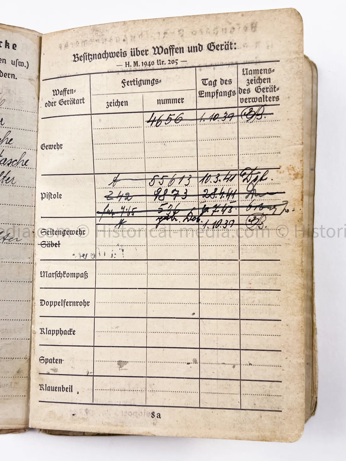 HEER SOLDBUCH - DEUTSCHE WERKSTATT ABTEILUNG - STUG TUNIC - POW BELLARIA