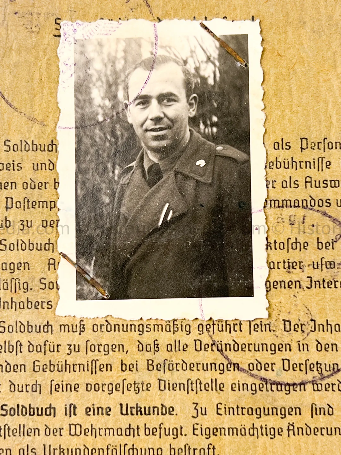 HEER SOLDBUCH - 1.(Sf.)/ PANZER JAEGER ABTEILUNG 376 - 376. INFANTERIE DIVISION