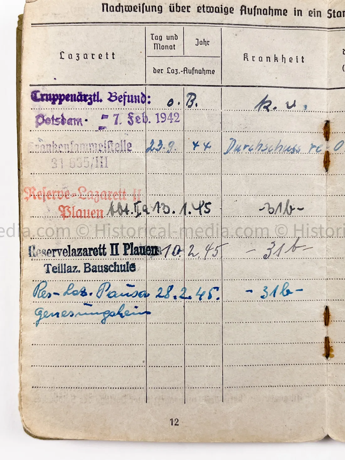 HEER SOLDBUCH - 1.(Sf.)/ PANZER JAEGER ABTEILUNG 376 - 376. INFANTERIE DIVISION