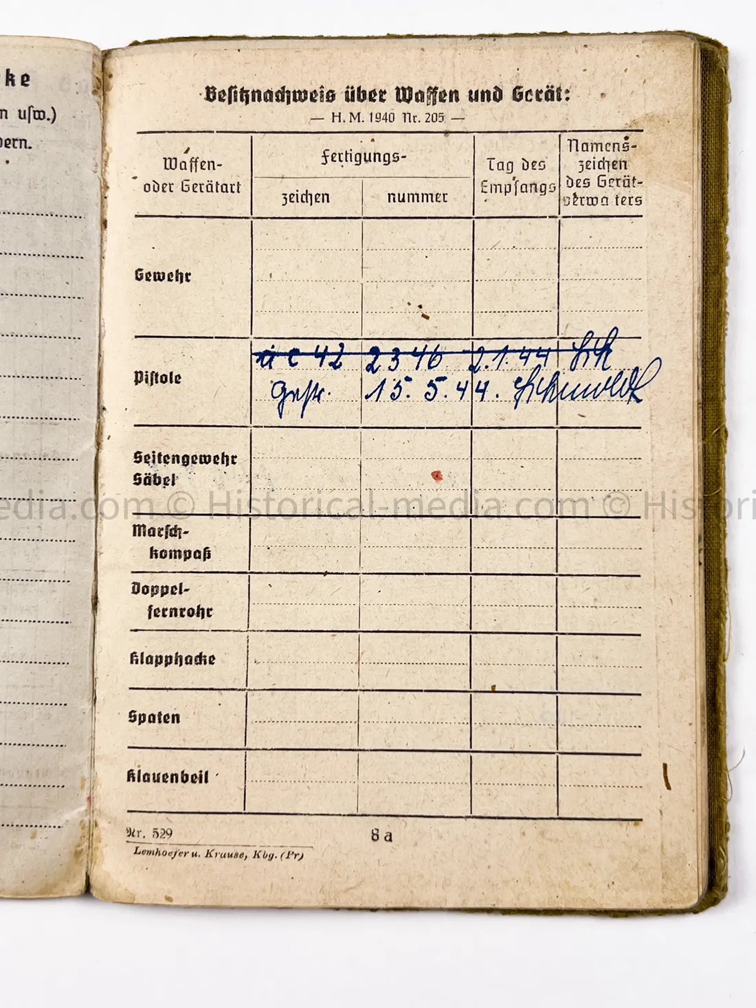 HEER SOLDBUCH - EK1 - STURMGESCHÜTZ - 18. PANZER-GRENADIER-DIVISION