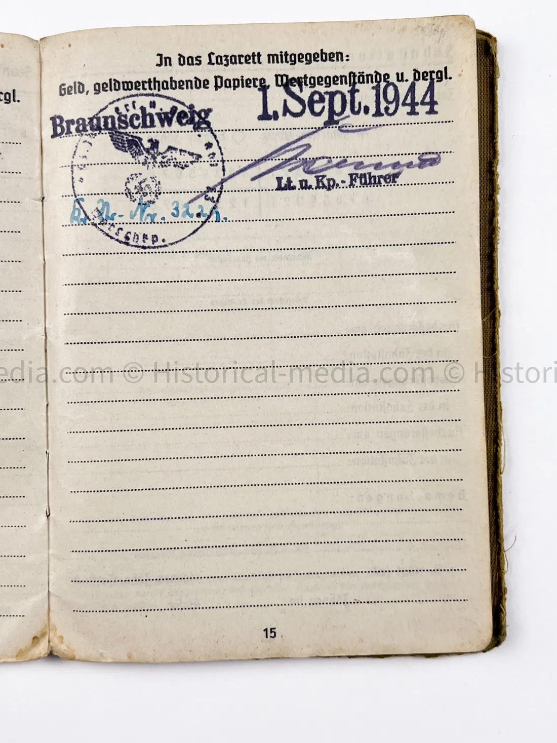 HEER SOLDBUCH - EK1 - STURMGESCHÜTZ - 18. PANZER-GRENADIER-DIVISION