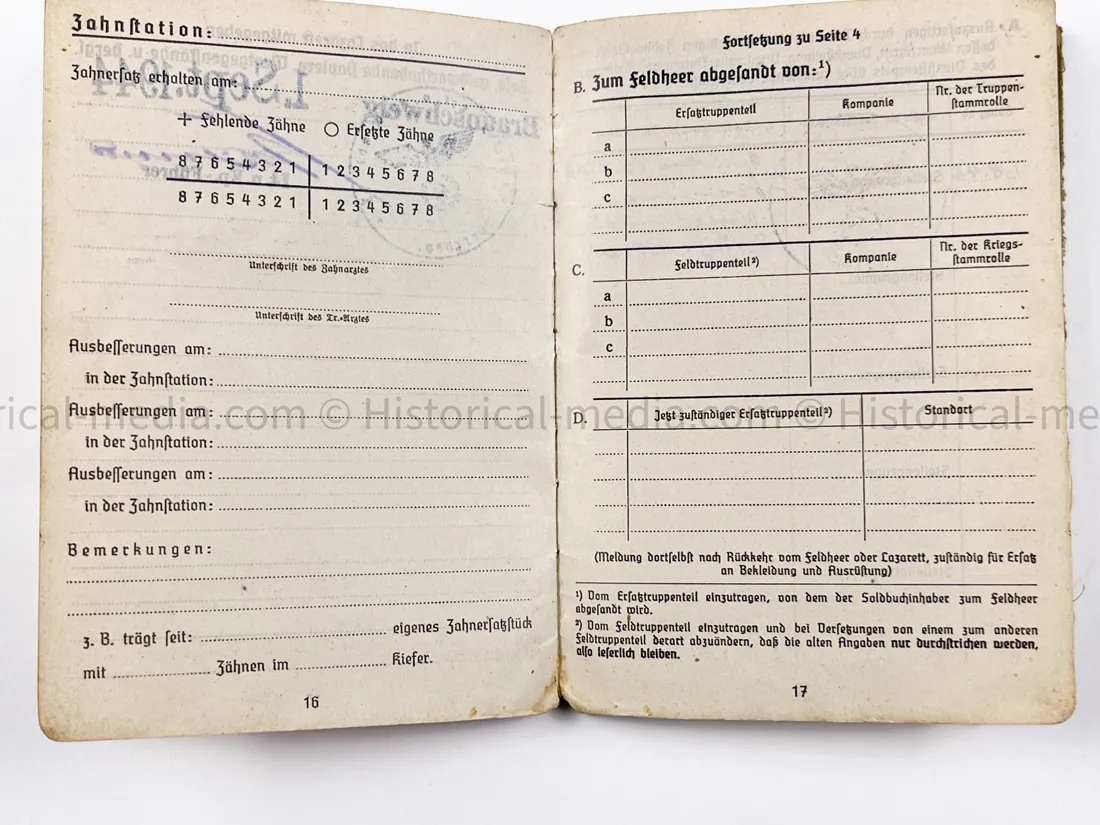 HEER SOLDBUCH - EK1 - STURMGESCHÜTZ - 18. PANZER-GRENADIER-DIVISION
