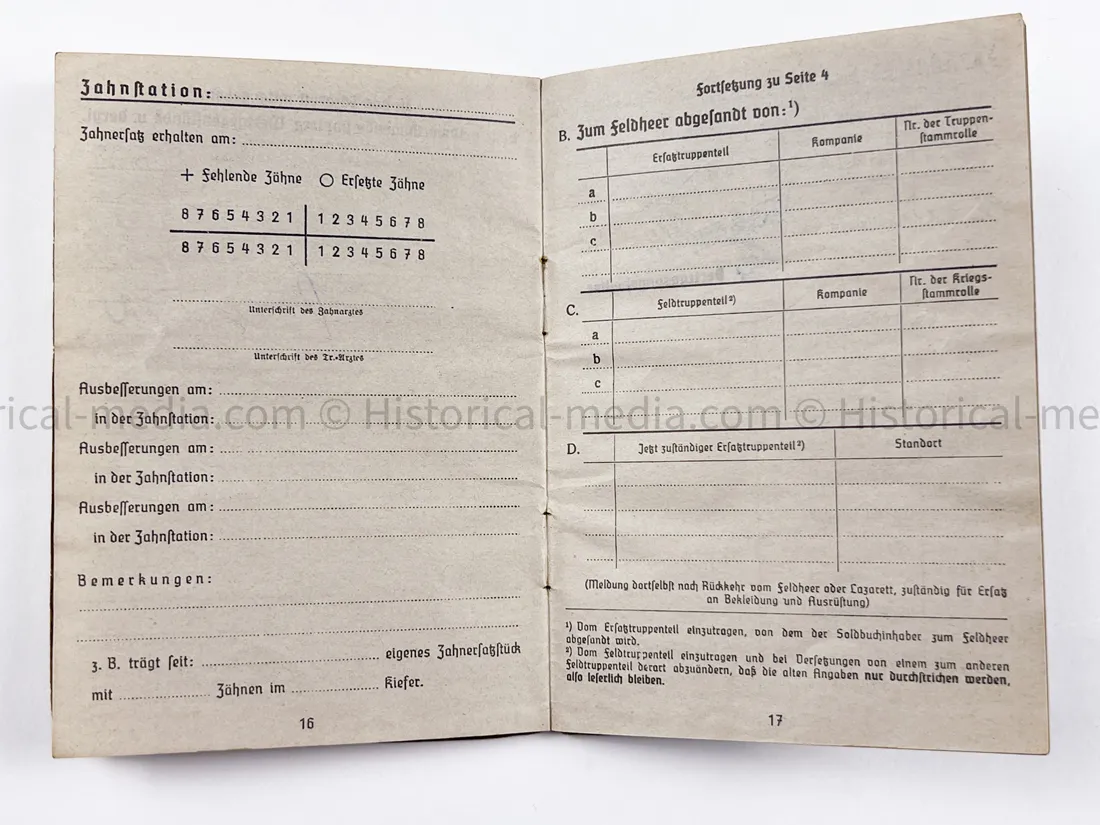 HEER SOLDBUCH - STURMGESCHÜTZ - KOMMANDO HECKER