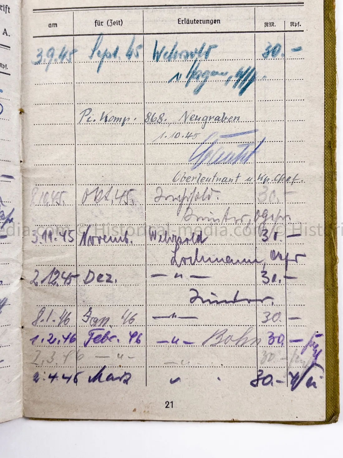 HEER SOLDBUCH - STURMGESCHÜTZ - KOMMANDO HECKER