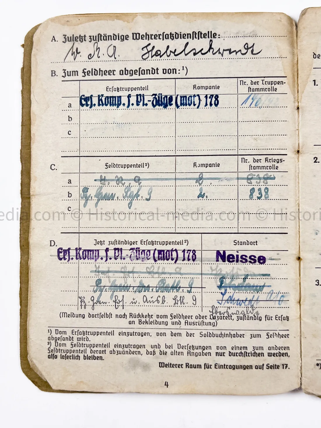 HEER SOLDBUCH - STURMGESCHÜTZ - 26. PANZER DIVISION - SALERNO, NETTUNO, ANZIO
