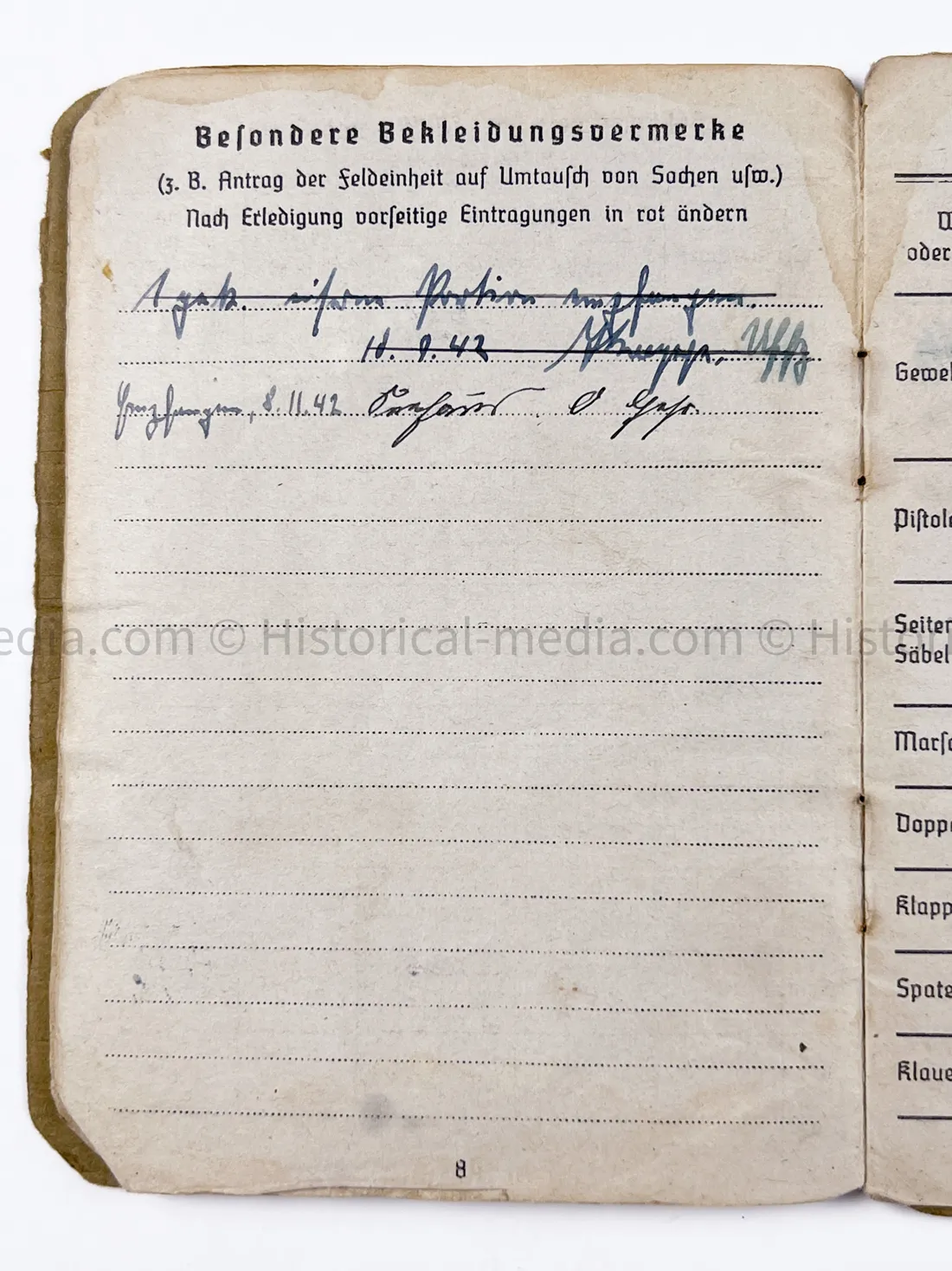 HEER SOLDBUCH - STURMGESCHÜTZ - 26. PANZER DIVISION - SALERNO, NETTUNO, ANZIO