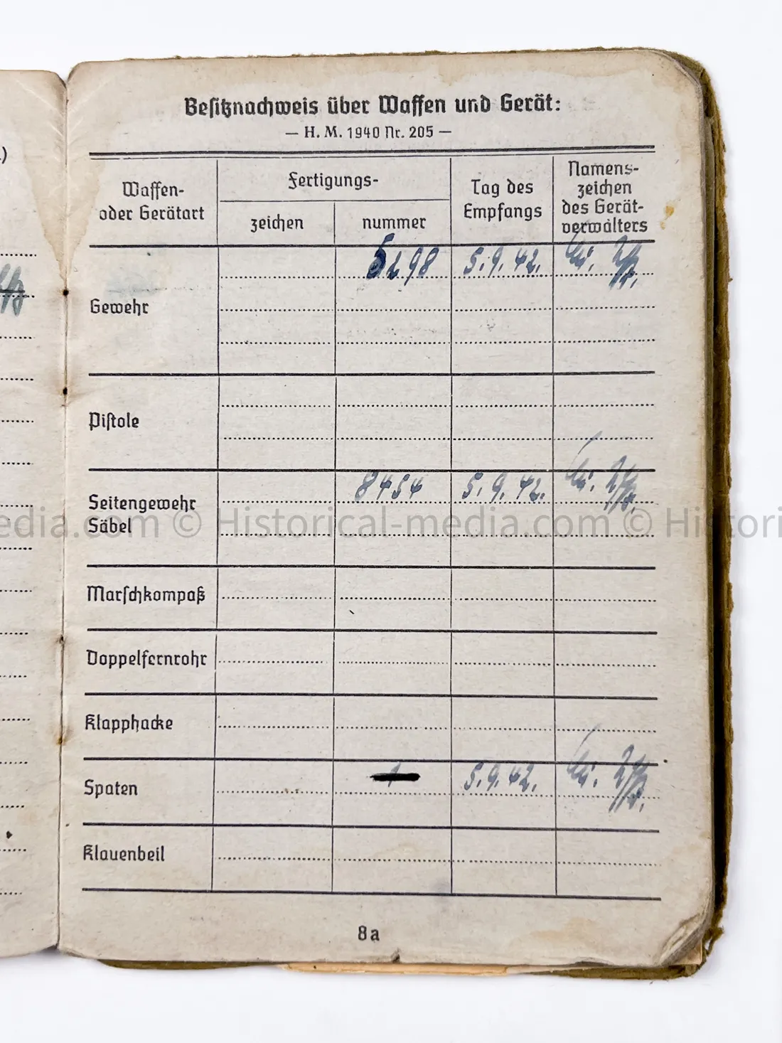 HEER SOLDBUCH - STURMGESCHÜTZ - 26. PANZER DIVISION - SALERNO, NETTUNO, ANZIO