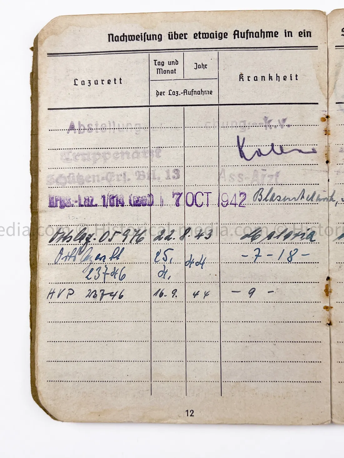 HEER SOLDBUCH - STURMGESCHÜTZ - 26. PANZER DIVISION - SALERNO, NETTUNO, ANZIO