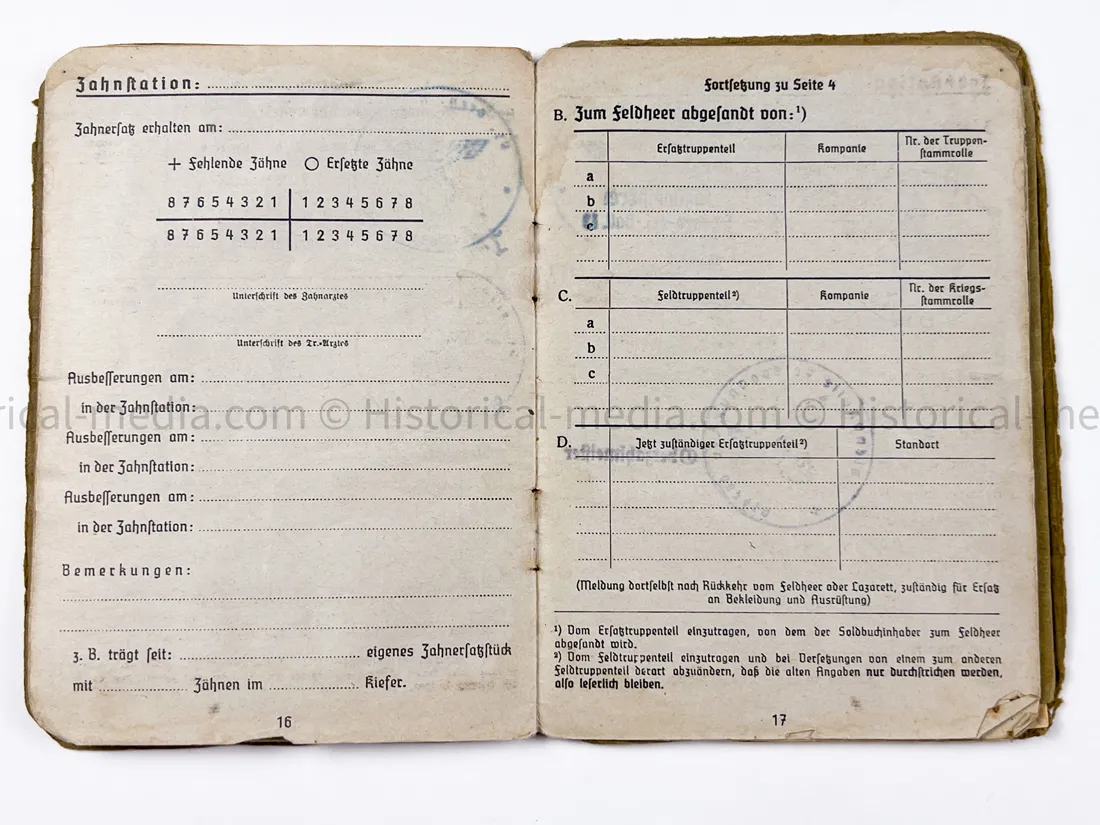 HEER SOLDBUCH - STURMGESCHÜTZ - 26. PANZER DIVISION - SALERNO, NETTUNO, ANZIO