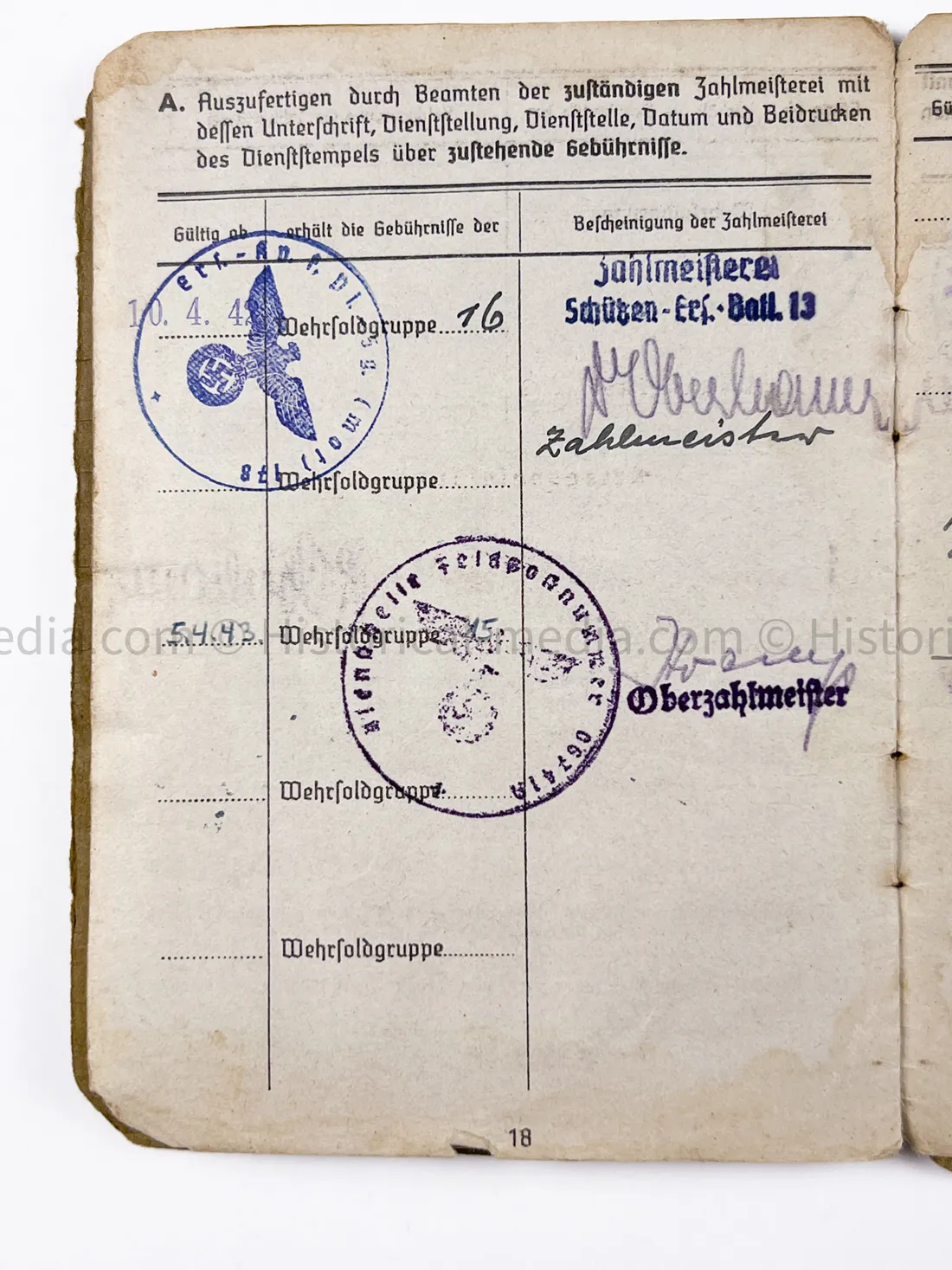 HEER SOLDBUCH - STURMGESCHÜTZ - 26. PANZER DIVISION - SALERNO, NETTUNO, ANZIO