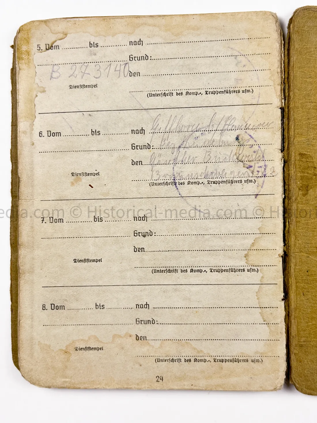 HEER SOLDBUCH - STURMGESCHÜTZ - 26. PANZER DIVISION - SALERNO, NETTUNO, ANZIO