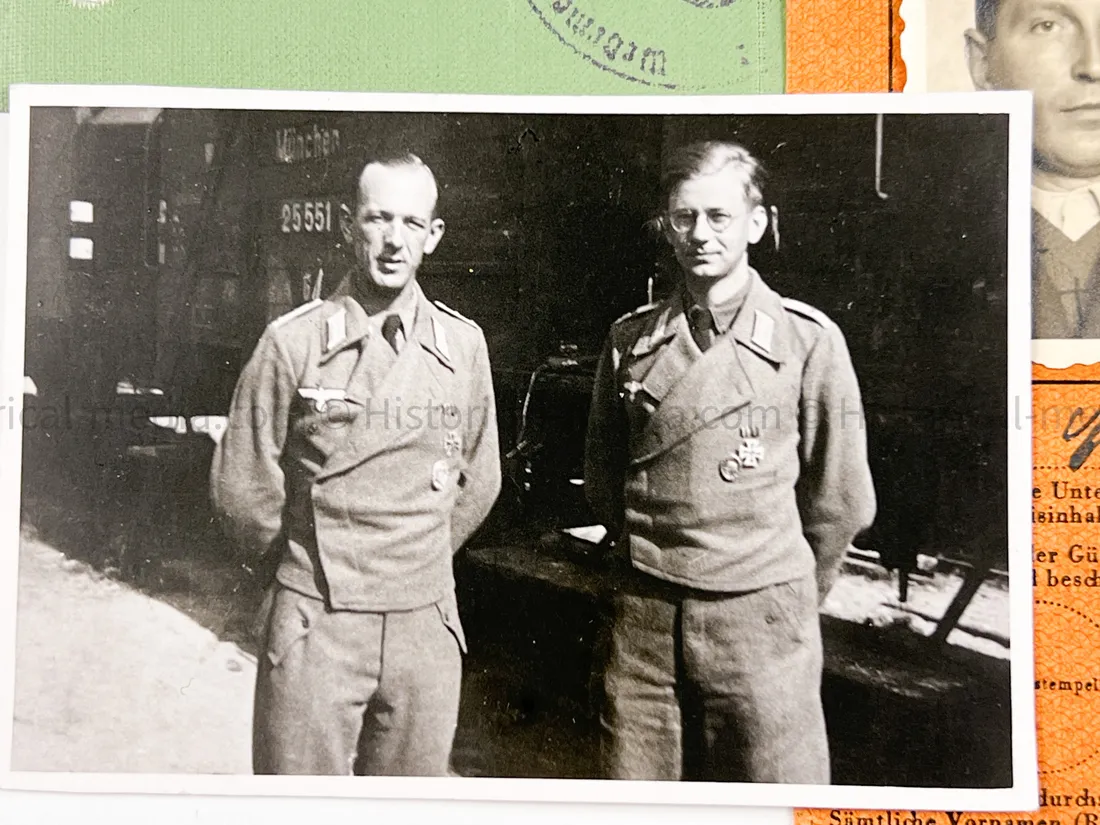 HEER WEHRPASS - ARTILLERIE LEHR REGIMENT 30.5 cm Mörser + 22. PANZER DIVISION