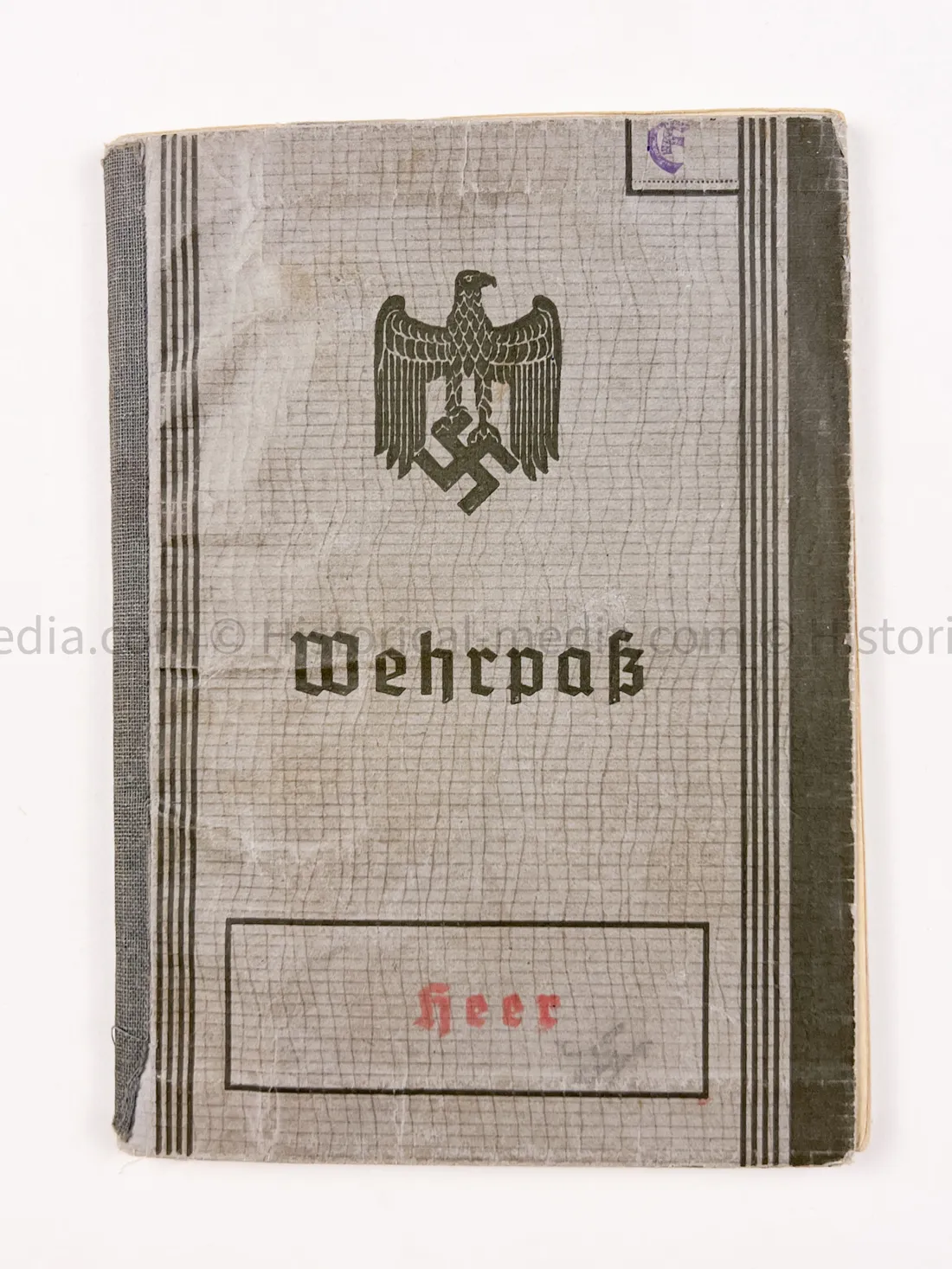 HEER WEHRPASS - ARTILLERIE LEHR REGIMENT 30.5 cm Mörser + 22. PANZER DIVISION
