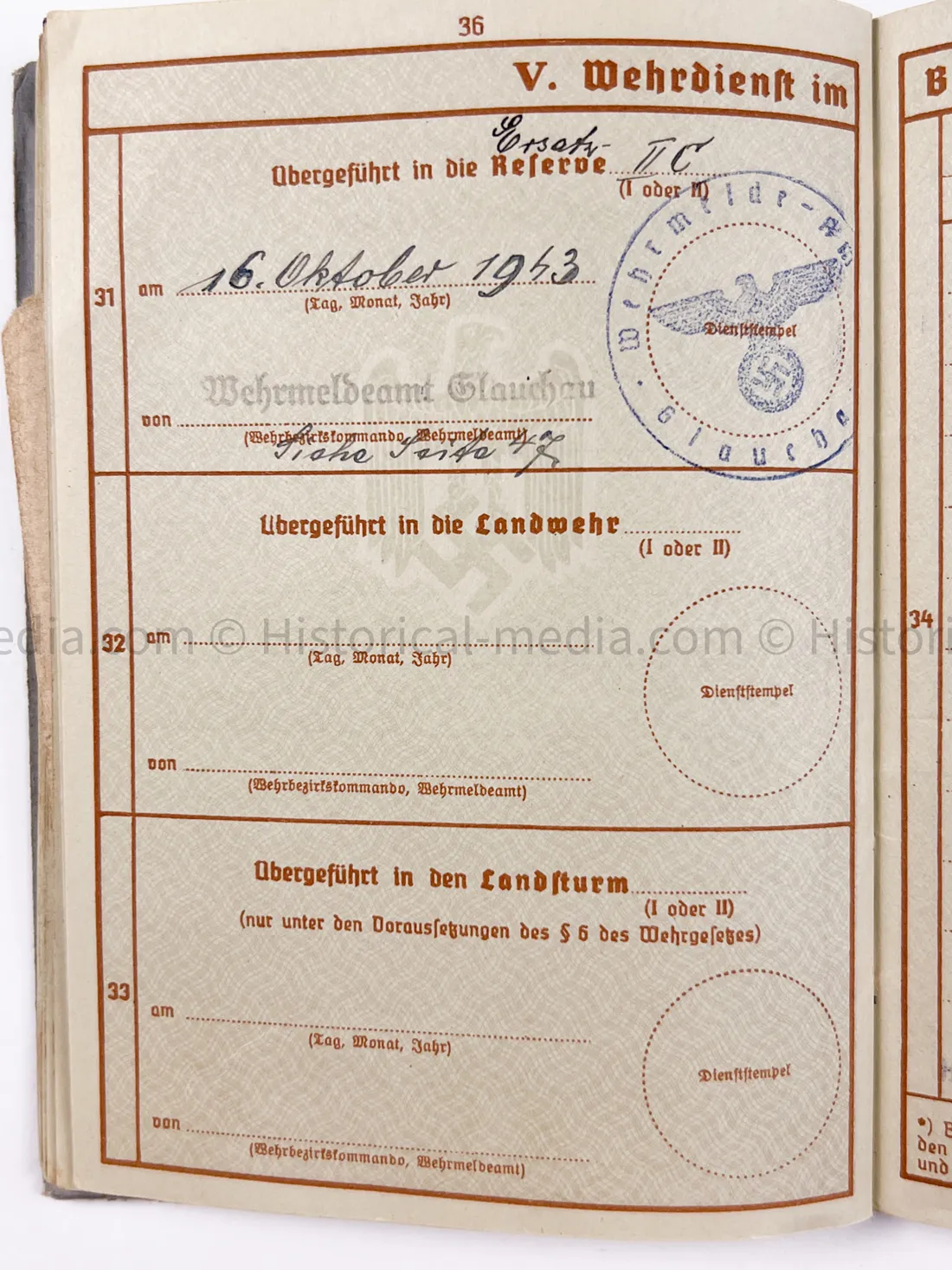 HEER WEHRPASS - ARTILLERIE LEHR REGIMENT 30.5 cm Mörser + 22. PANZER DIVISION