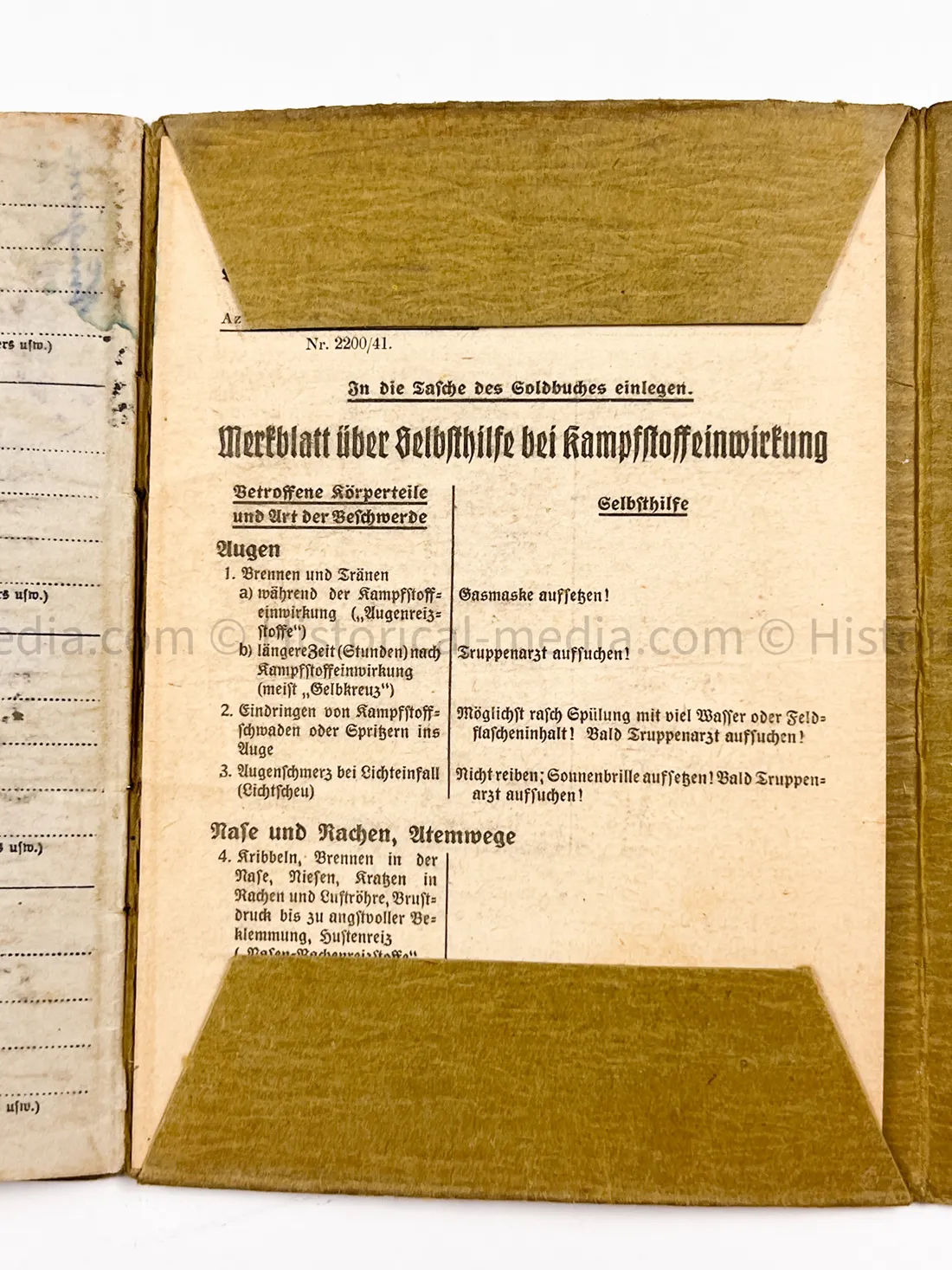 HEER SOLDBUCH & AWARD DOCUMENT GROUPING - HEERES FLAK - 7. PANZER DIVISION - KURLAND