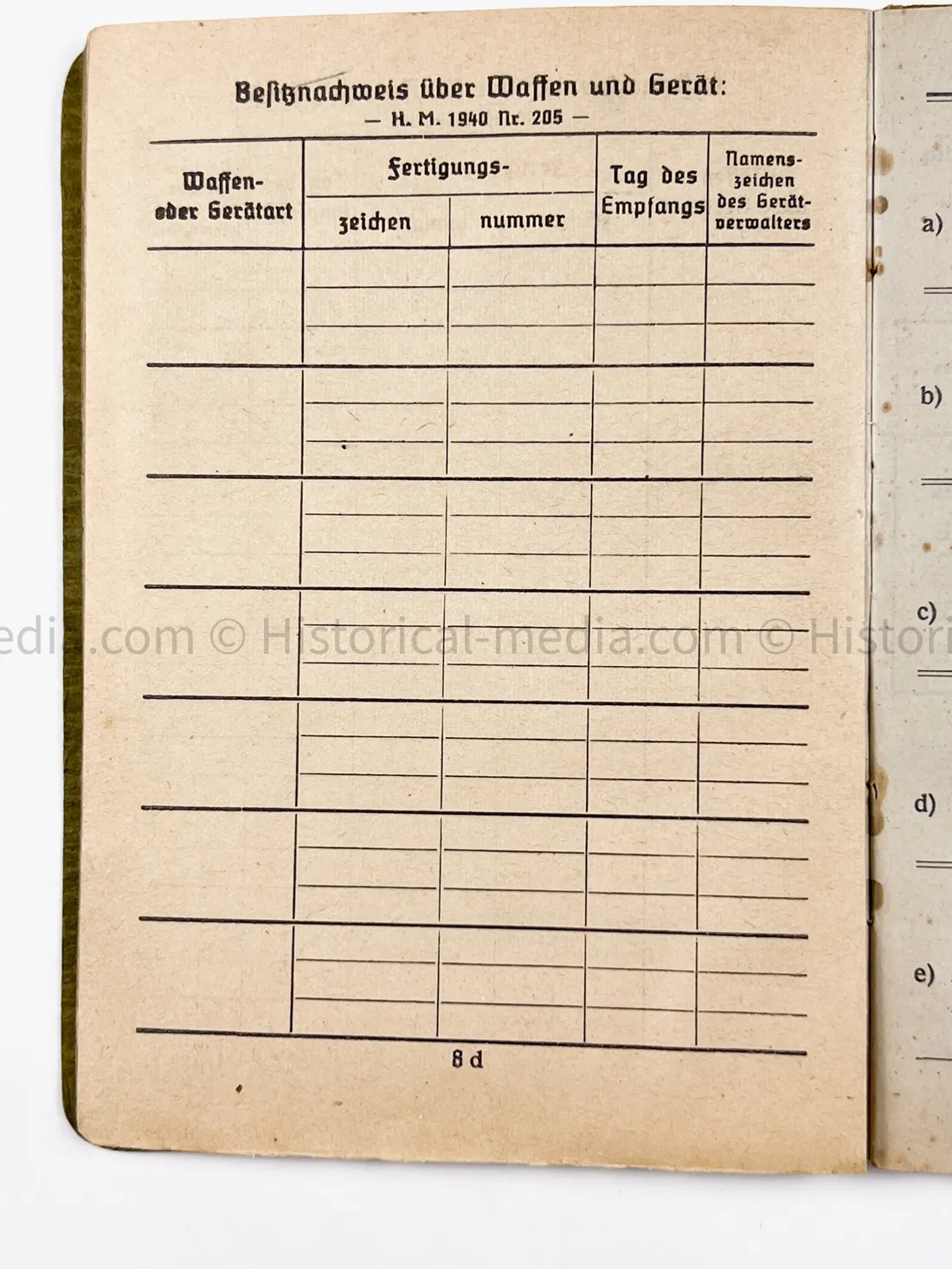 HEER SOLDBUCH - ARMEE PANZER JÄGER ABTEILUNG 744 - MARDER II + HETZER