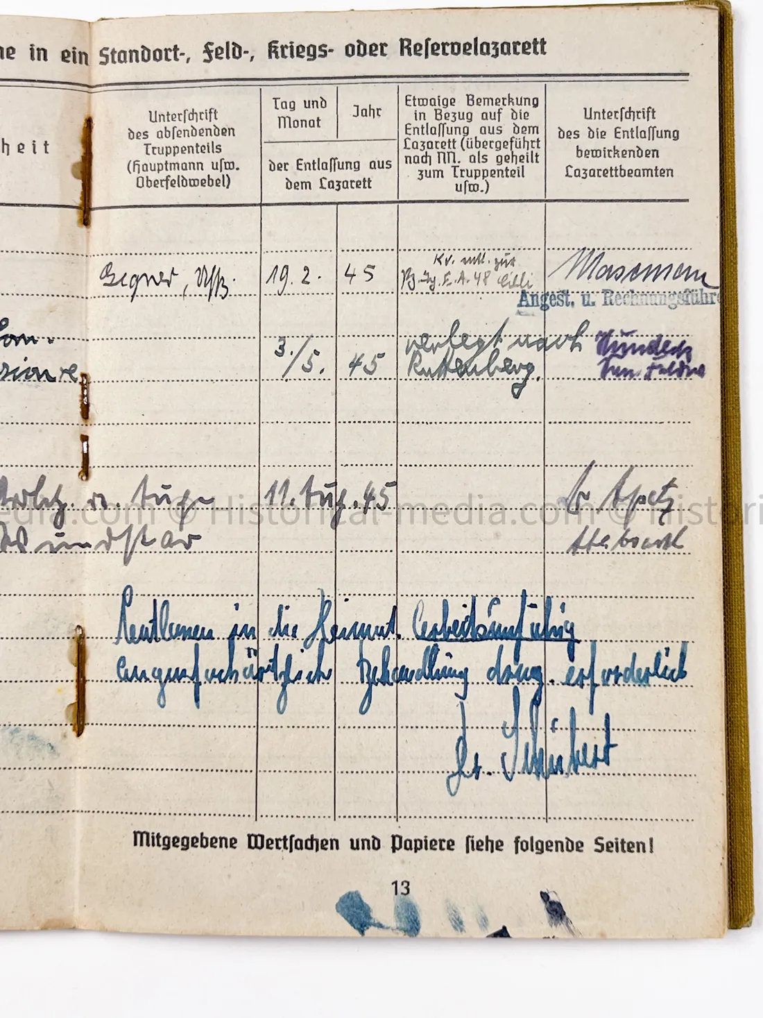 HEER SOLDBUCH - ARMEE PANZER JÄGER ABTEILUNG 744 - MARDER II + HETZER