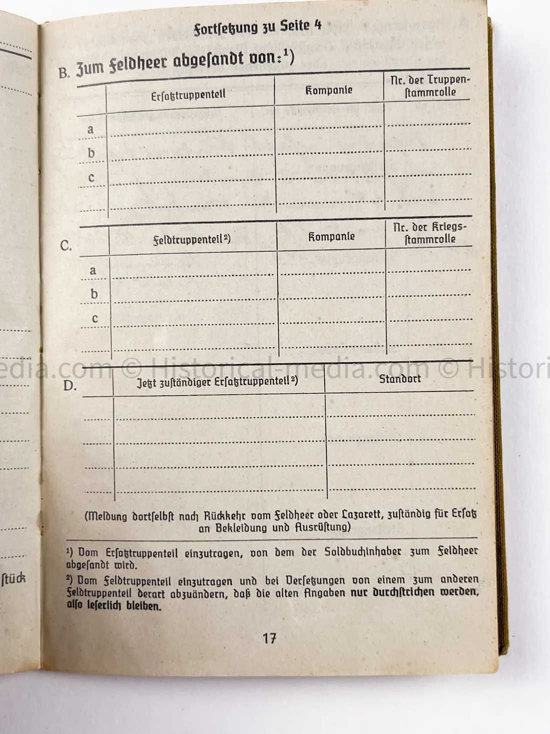 HEER SOLDBUCH - ARMEE PANZER JÄGER ABTEILUNG 744 - MARDER II + HETZER